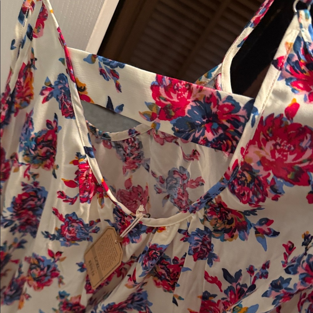 Natural Life Floral Dress with Pink and Blue Accents - Picture 5 of 5